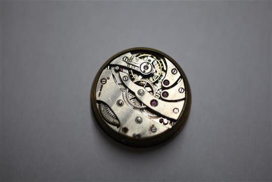An early 20th century 9ct gold Borgel cased manual wind wrist watch,